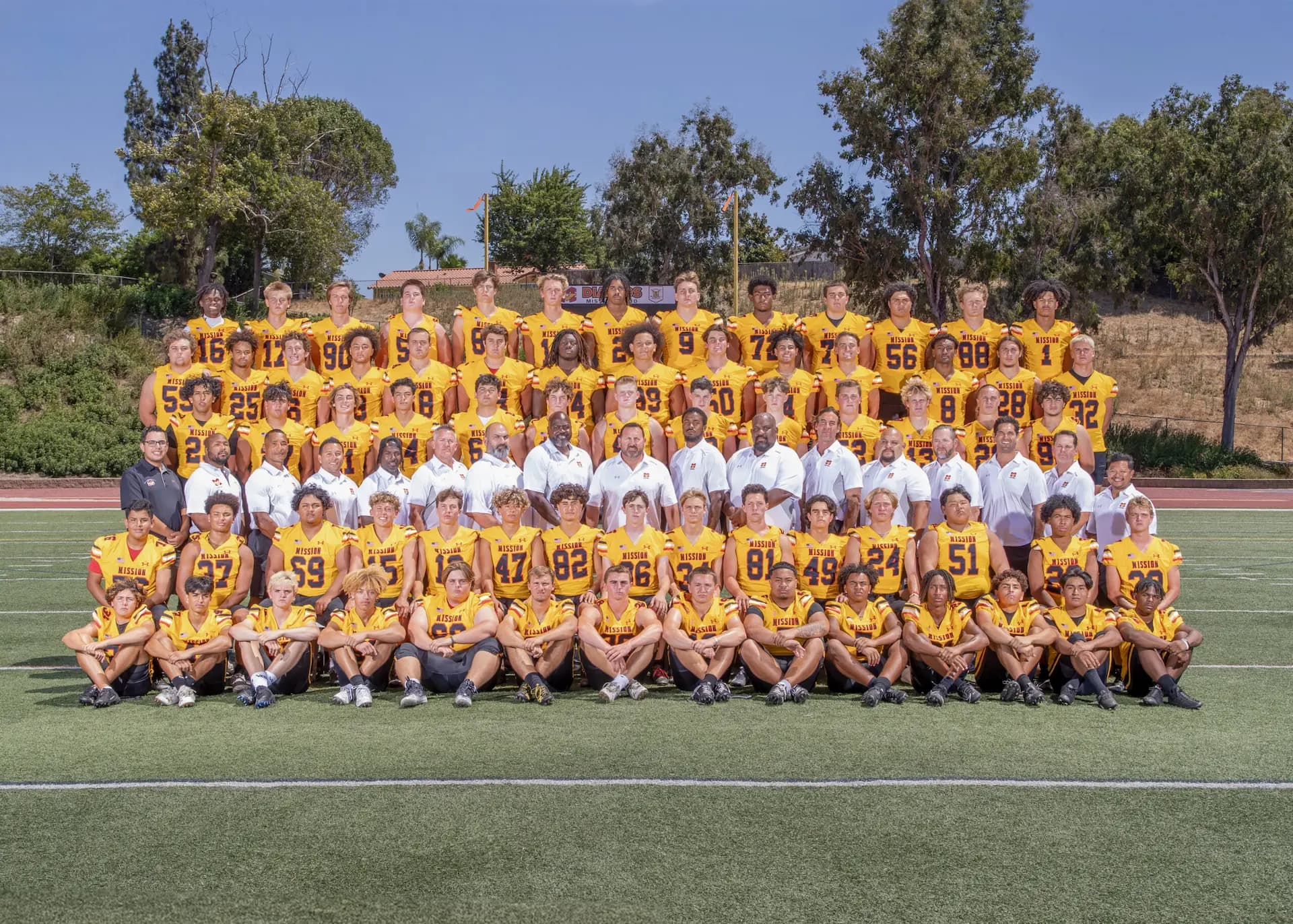 Mission Viejo football team and Division 1-AA State Champions